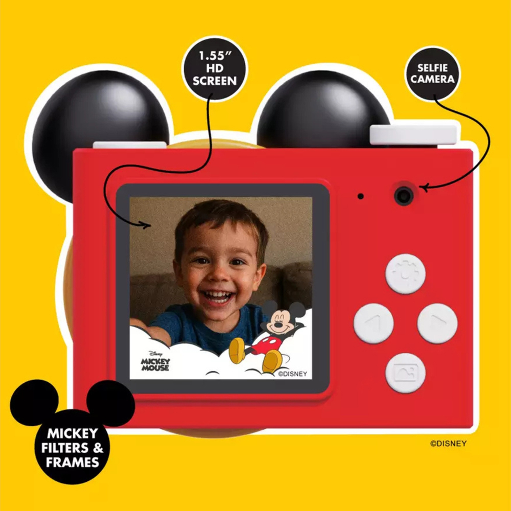 Kiimento Mickey Mouse Mini Kids Digital Camera and Video Camcorder Image 2
