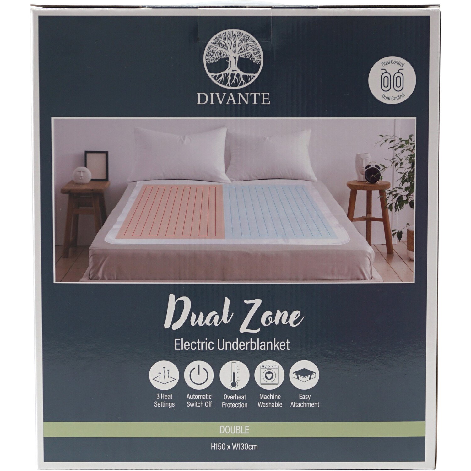 Dual Zone Electric Under Blanket Double Image 1