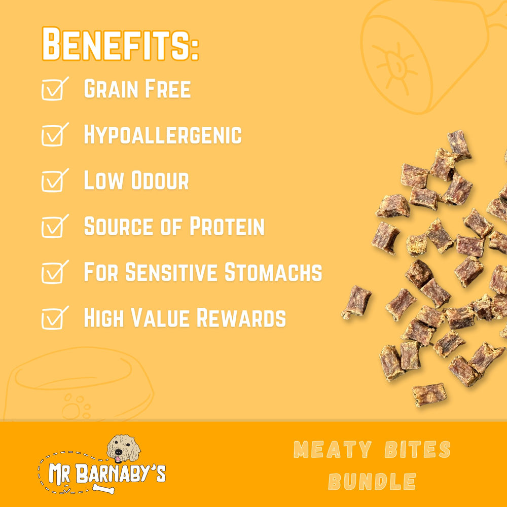 Mr Barnaby's Meaty Bites Dog Treats Bundle 5 Pack Image 4