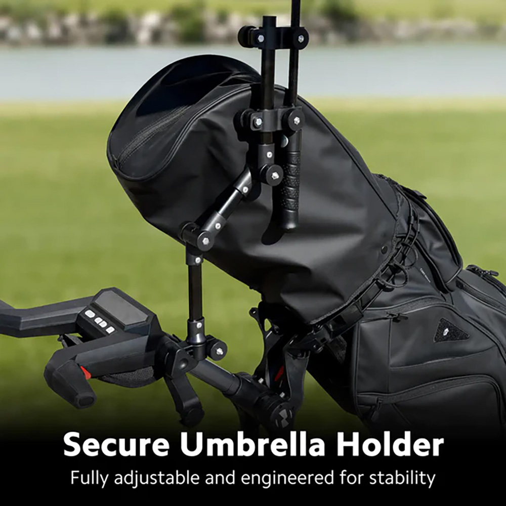 Navee Birdie 3 Black Foldable Dual-Motor Electric Golf Push Cart with Remote Image 8