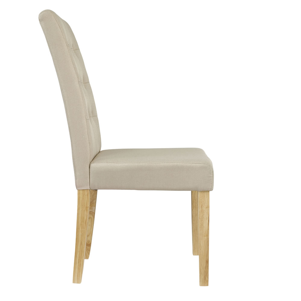 Roma Set of 2 Beige Dining Chairs Image 2