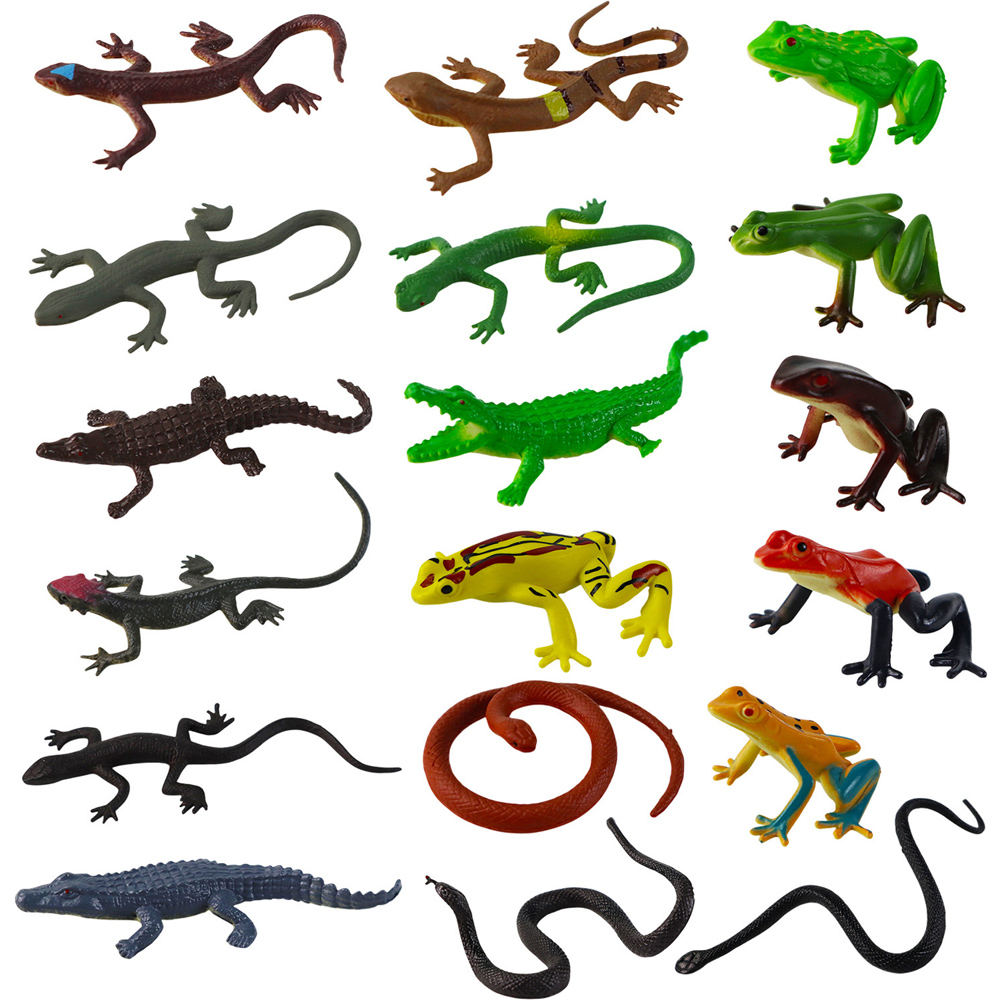 18 Piece Reptile Animals Set Image 2