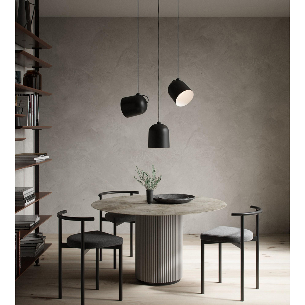 Nordlux Angle E27 8 inch Black Adjustable Pendant Light Image 5