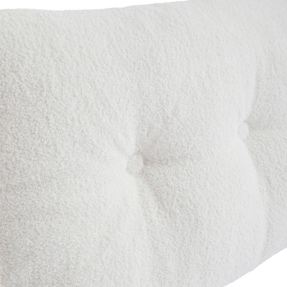 Living and Home Beige Wedge Headboard Pillow with Side Pocket 100 x 50cm Image 6