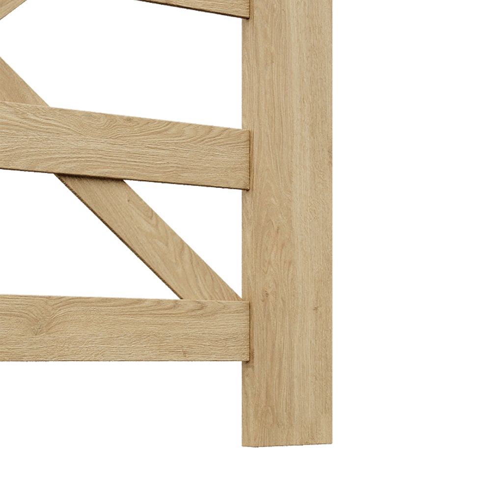 Living and Home Wooden Garden Gate 2.9 x 2.9ft Image 4