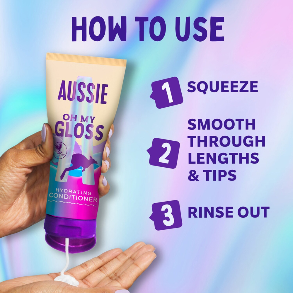 Aussie Oh My Gloss Hydrating Conditioner Image 3