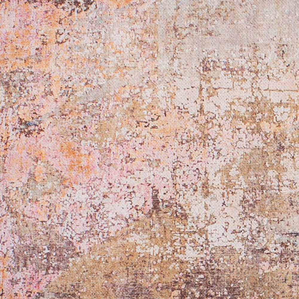 Kukoon Carrie Multicolour Flat Distressed Rug 180 x180cm Image 4