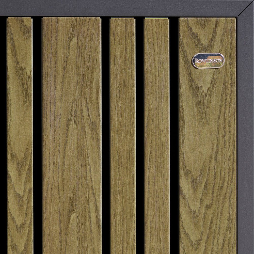 Rowlinson Wimbledon Oak 4 Wheelie Bin Store Image 7
