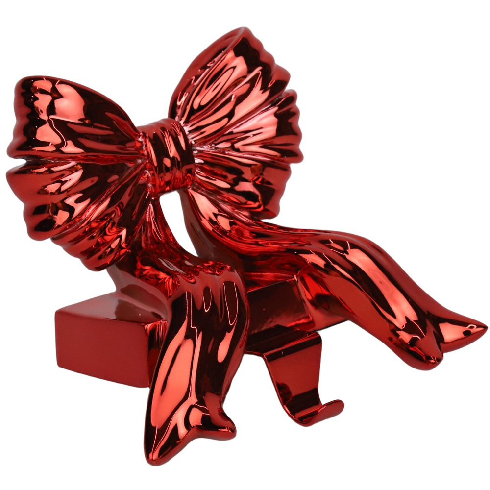 Christmas Bow Stocking Holder Image 4