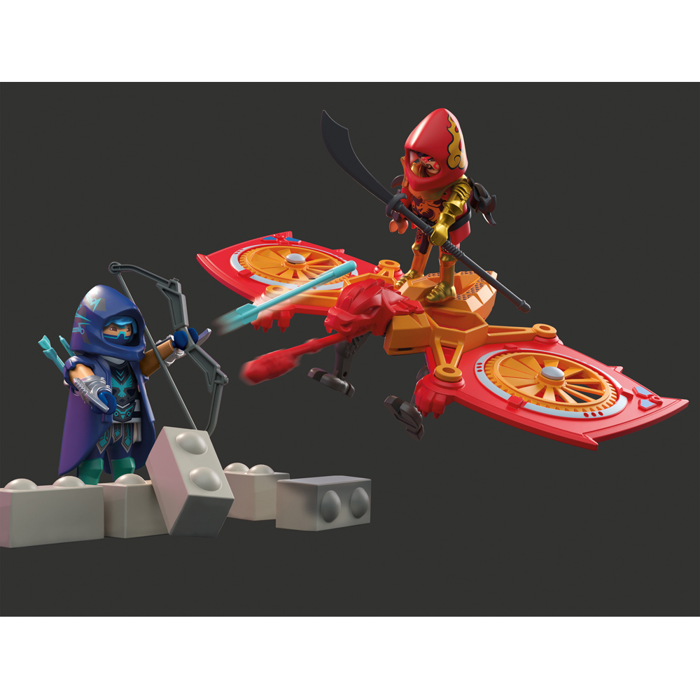 Playmobil Hero Drone Fight with Evil Ninja Playset Image 4