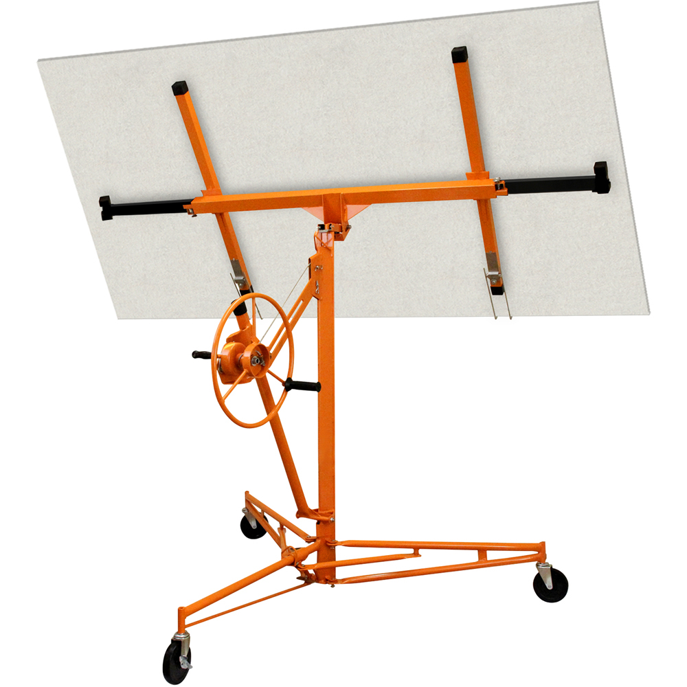 MonsterShop 16ft Plasterboard Lifter Hoist and Trolley 1000kg Image 3