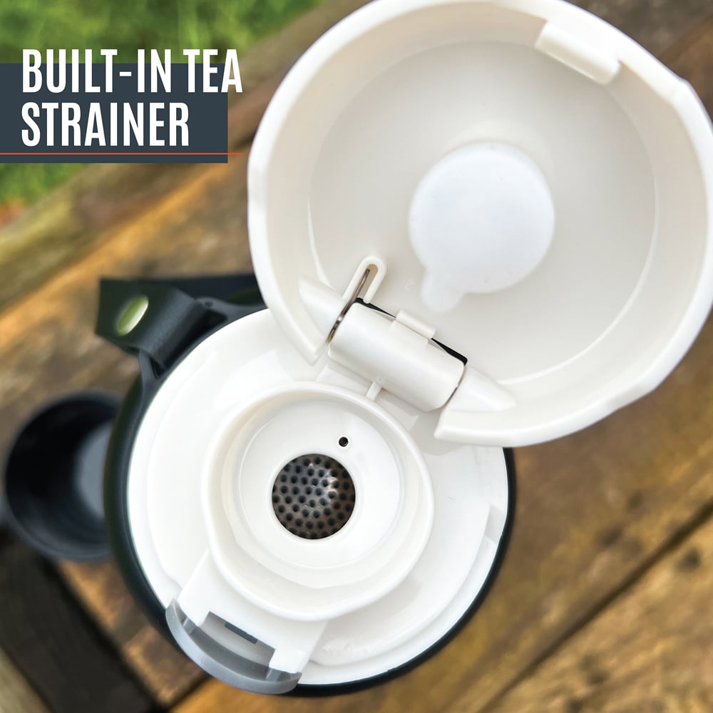 Milestone Camping Double Walled Stainless Steel Flask 1.2L Image 5