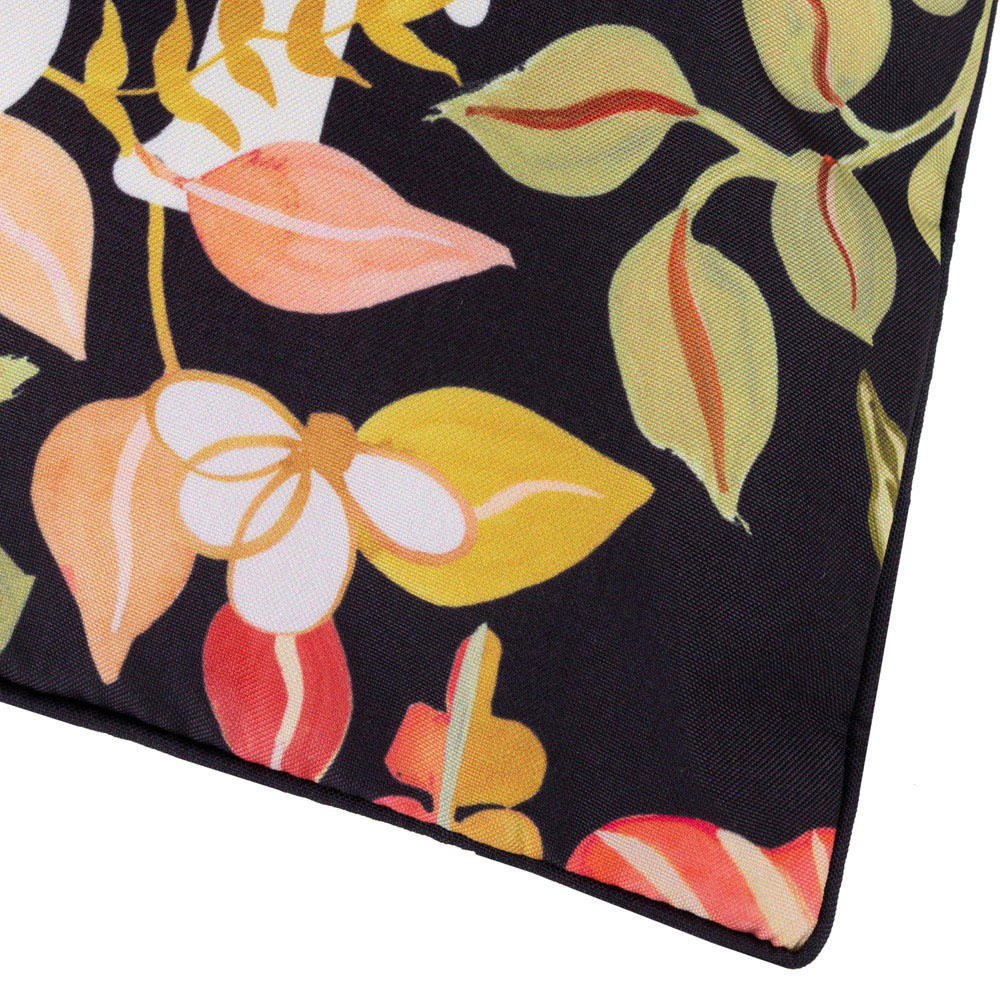 Furn Black Tropical Bloom Lost Reversible Cushion 45 x 45cm Image 4