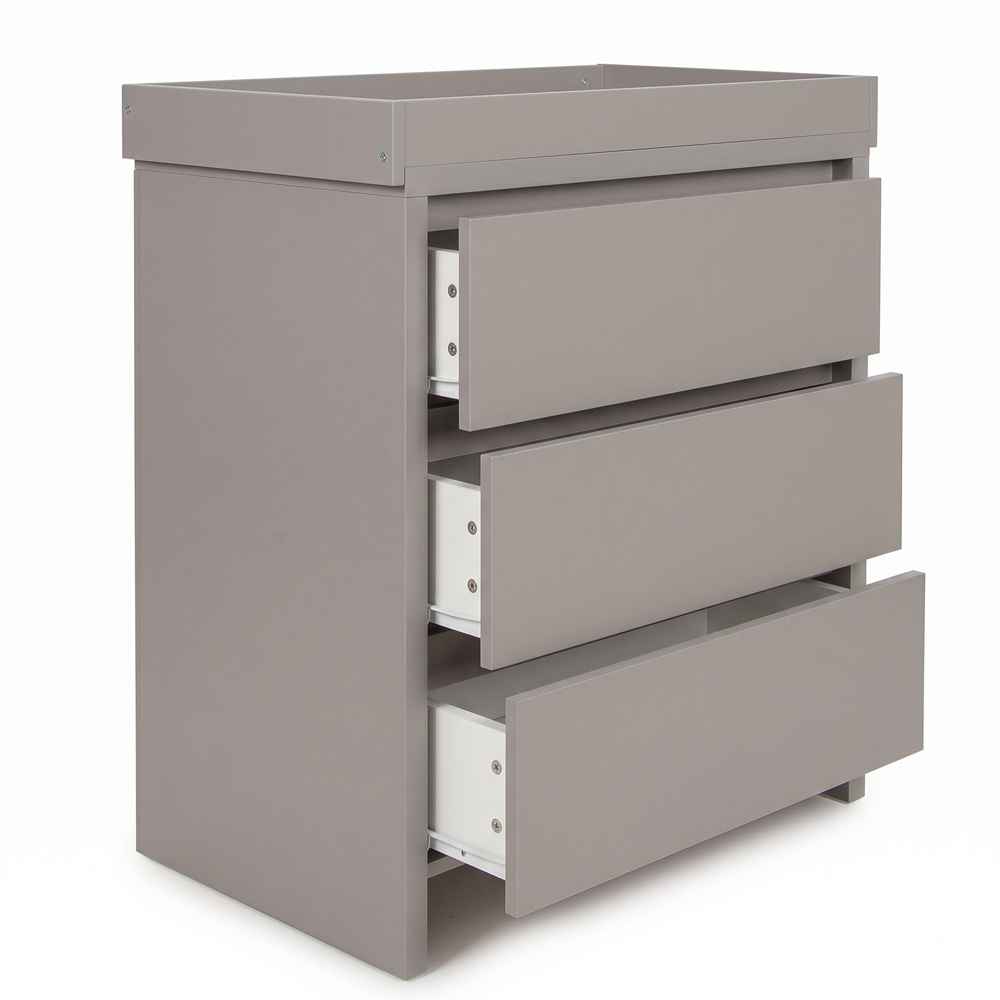 Shefa 880 3 Drawer Grey Kids Changing Unit Image 3