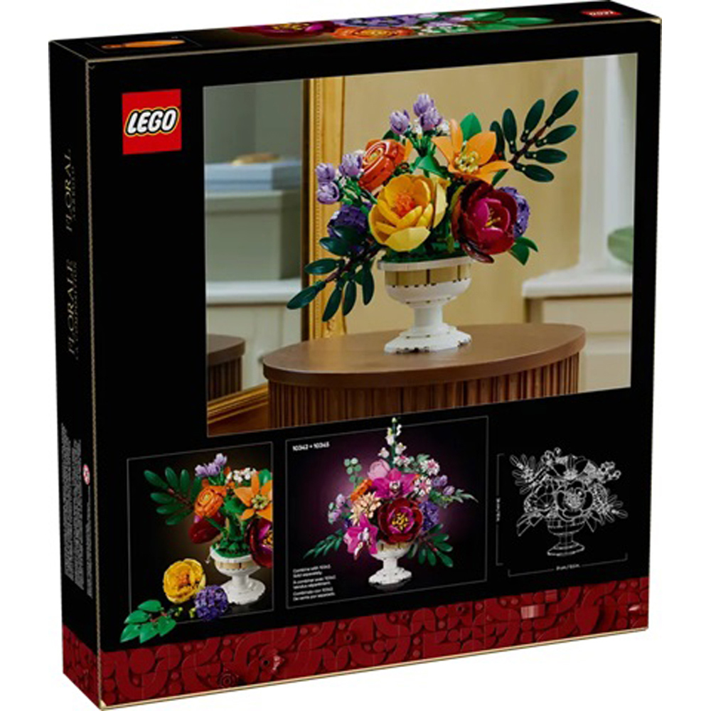 LEGO Icons 10345 Flower Arrangement Building Kit Image 5