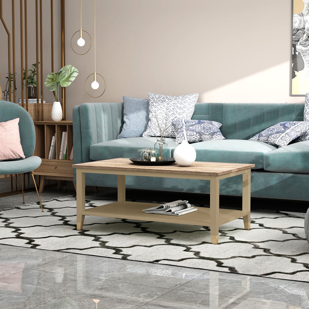 Palazzi Clay Natural Coffee Table Image 7