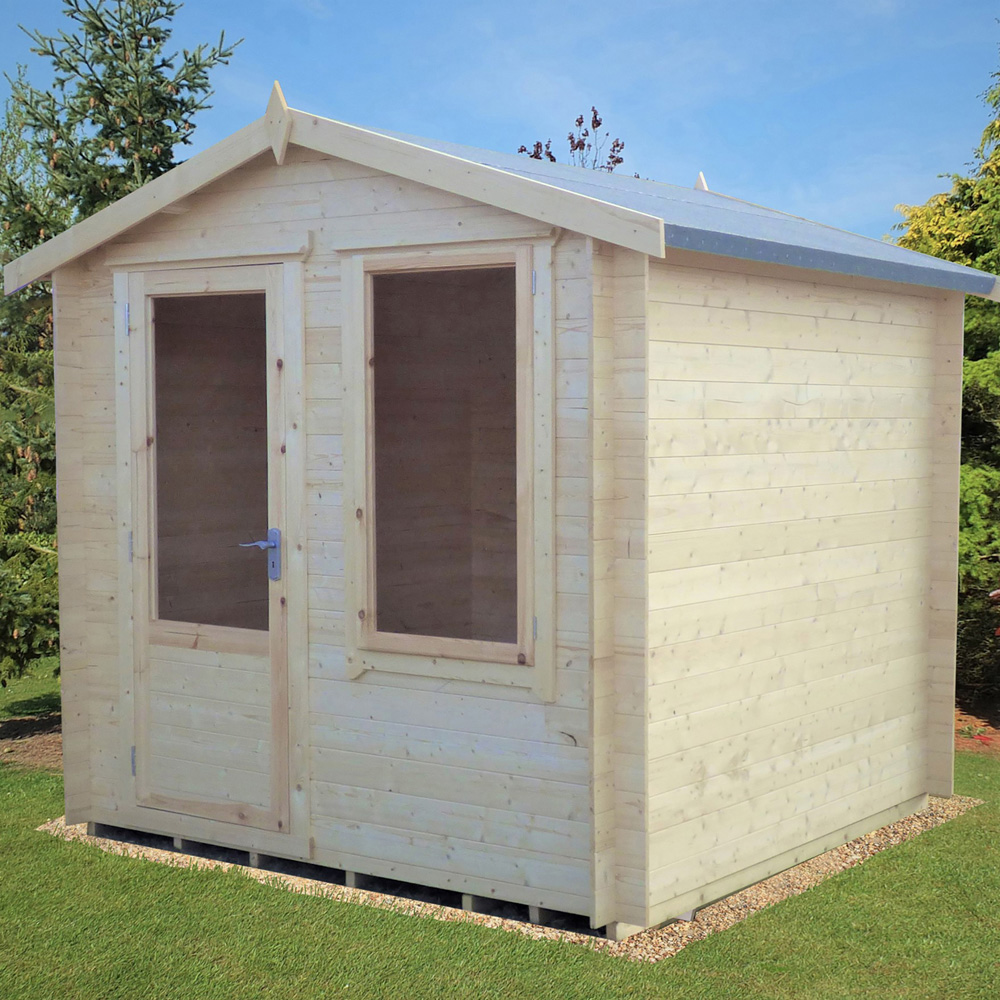 Shire Peckover 8 x 8ft Pressure Treated Log Cabin Image 6