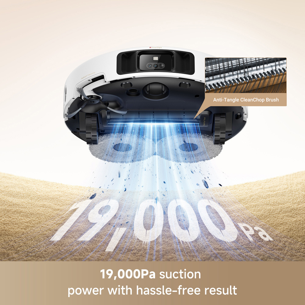 MOVA P50 Pro Ultra 2-in-1 Robot White Vacuum Cleaner Image 2