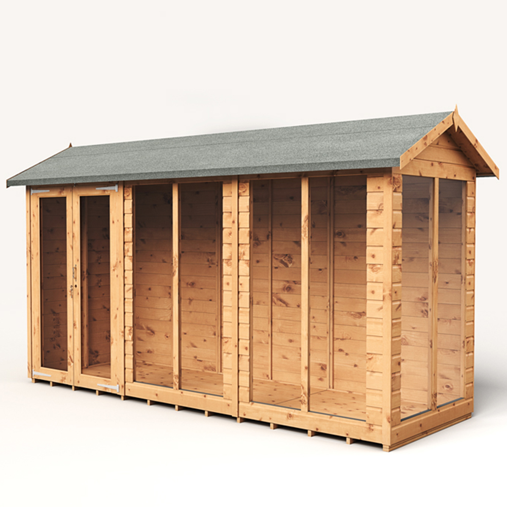 Empire Sheds 4 x 12ft Double Door Tongue and Groove Wooden Apex Garden Shed Image 2