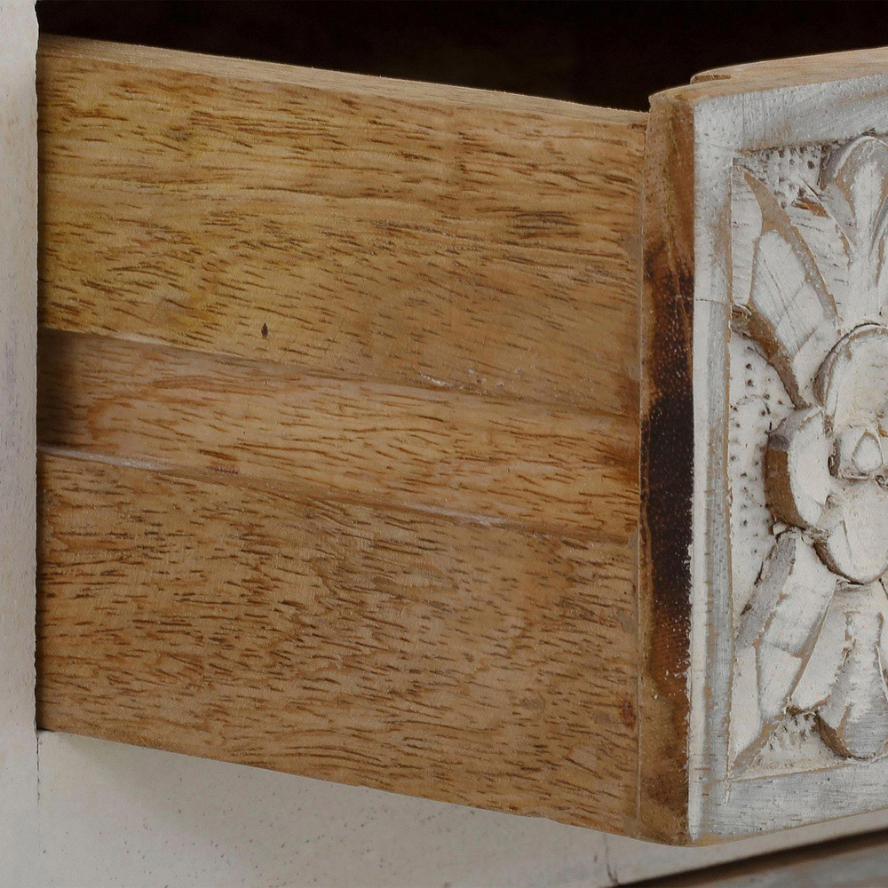 Loft24 Rajat 2 Door 4 Drawer Grey Sideboard Image 8