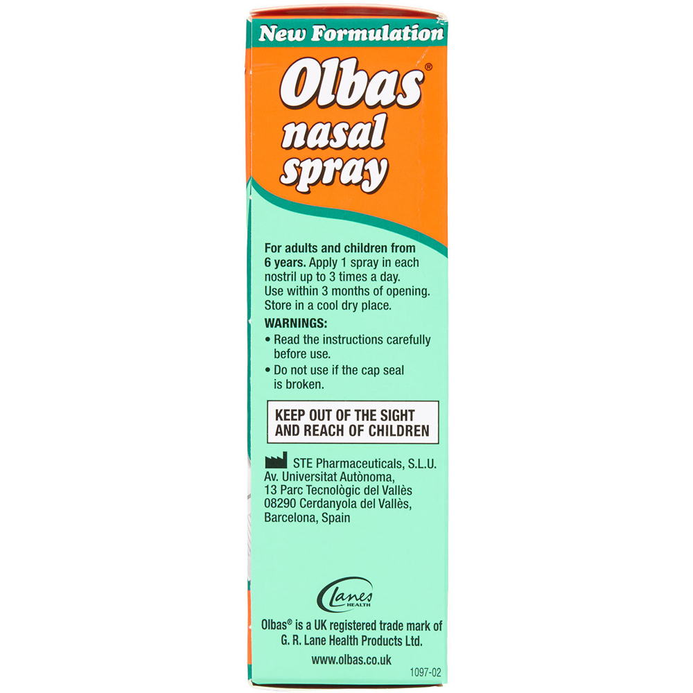 Olbas Anti Allergy Nasal Spray 20ml Image 3