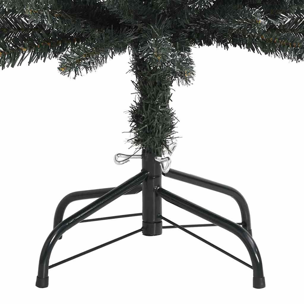 vidaXL Pre-Lit Pink Baubles Green Artificial Christmas Tree 5ft Image 7