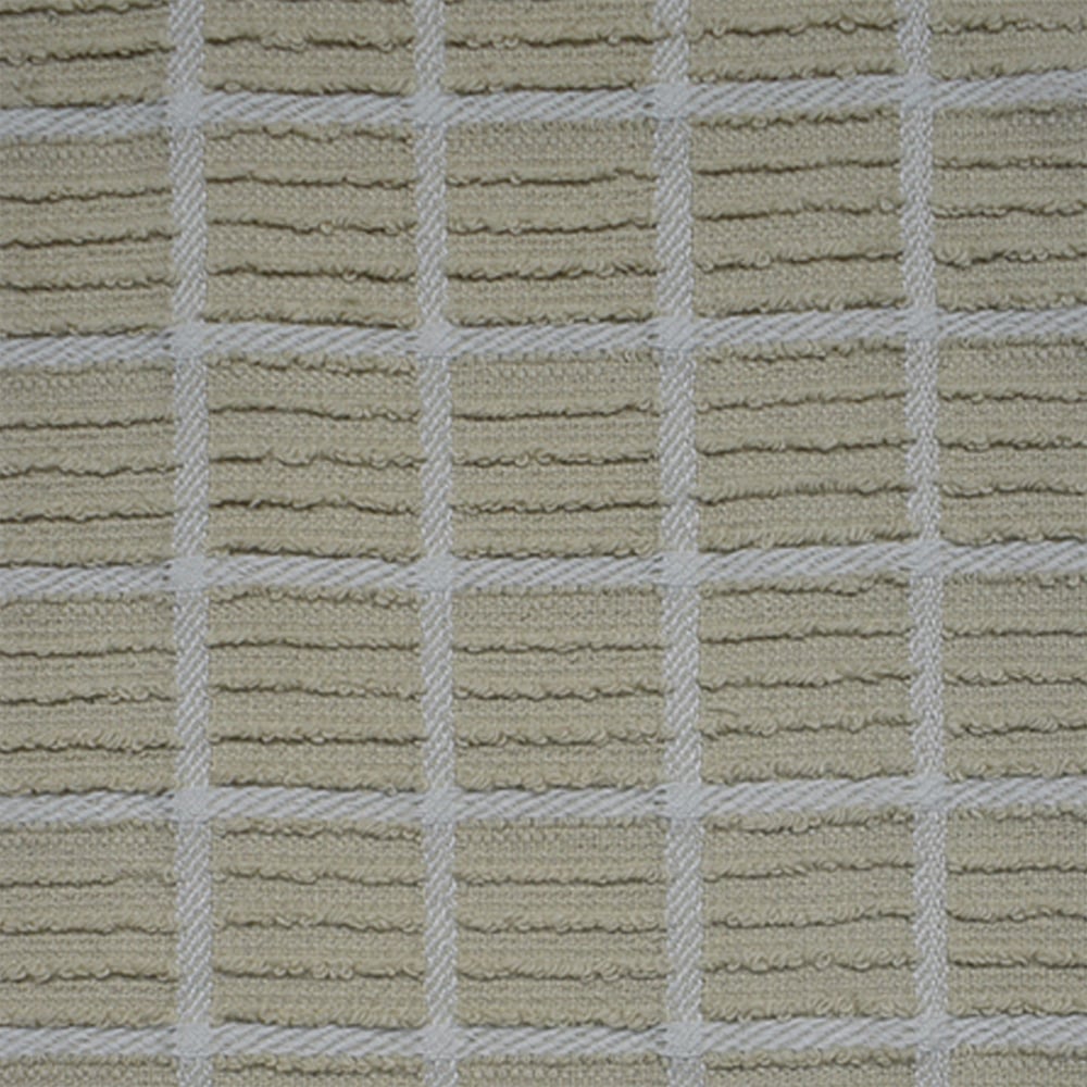 Kitchen Trends Taupe Ripple Check Tea Towel 3 Pack Image 4