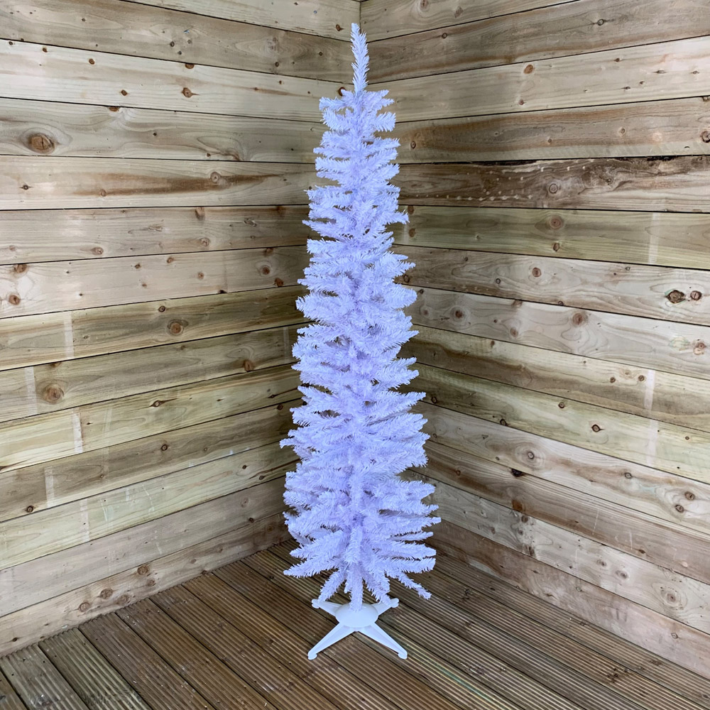Samuel Alexander White Pencil Pine Artificial Christmas Tree with 321 Tips 6ft Image 7