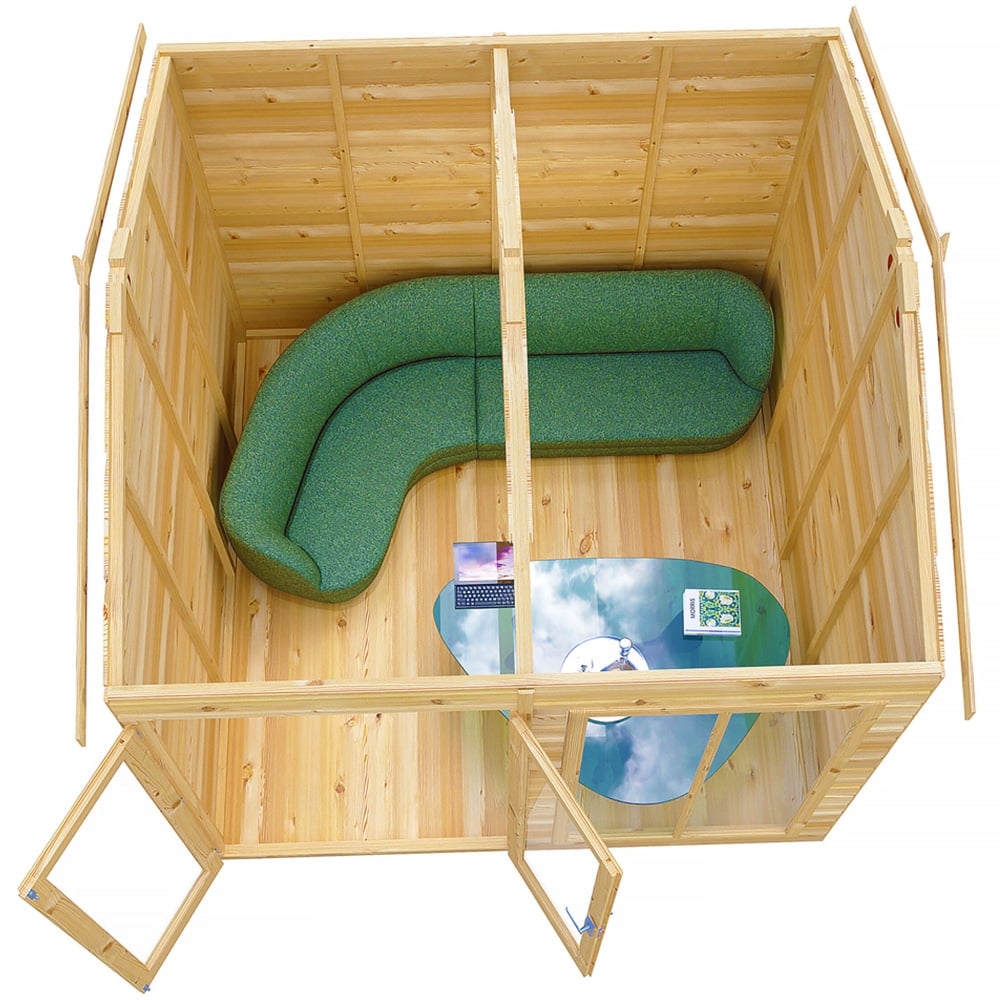 Shire Mayfield 8 x 8ft Double Door Traditional Summerhouse Image 4