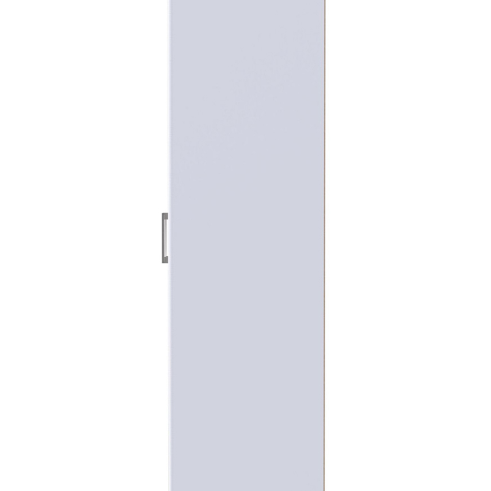 Crowndale Kent Ready Assembled 2 Door White Ash and Modern Oak Wardrobe Image 4