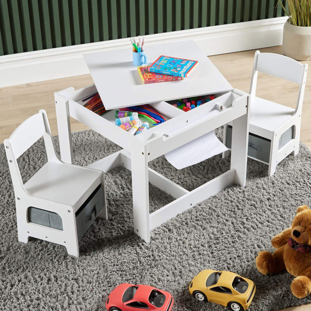 Home Source Amos Kids Activity Table and Chair Set Image 1