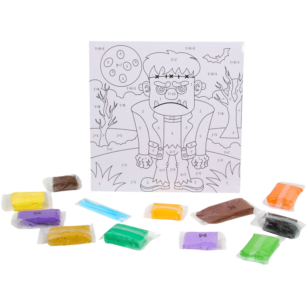 Halloween Clay By Numbers Kit Image 6