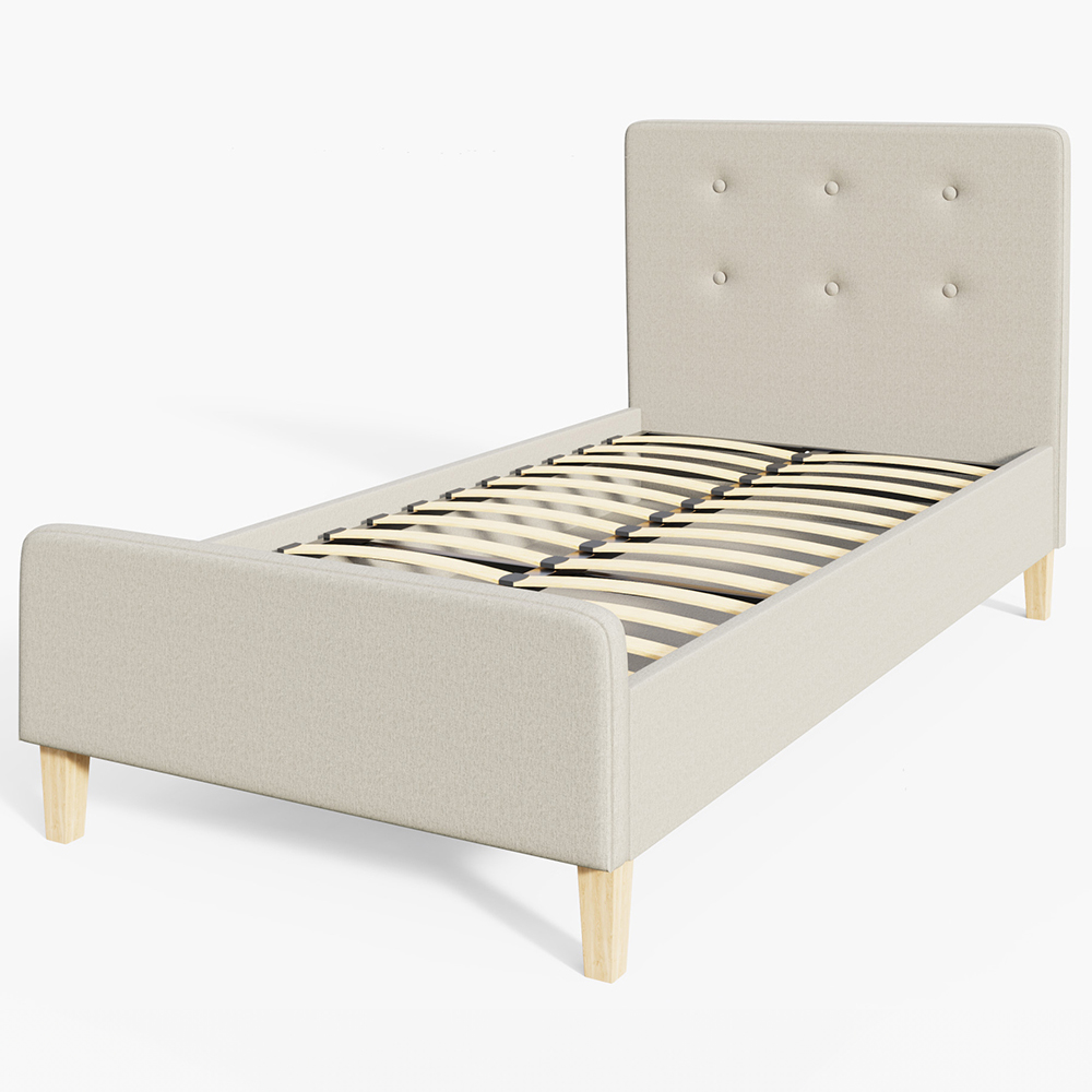 GFW Ashbourne Single Natural Bed Frame Image 2