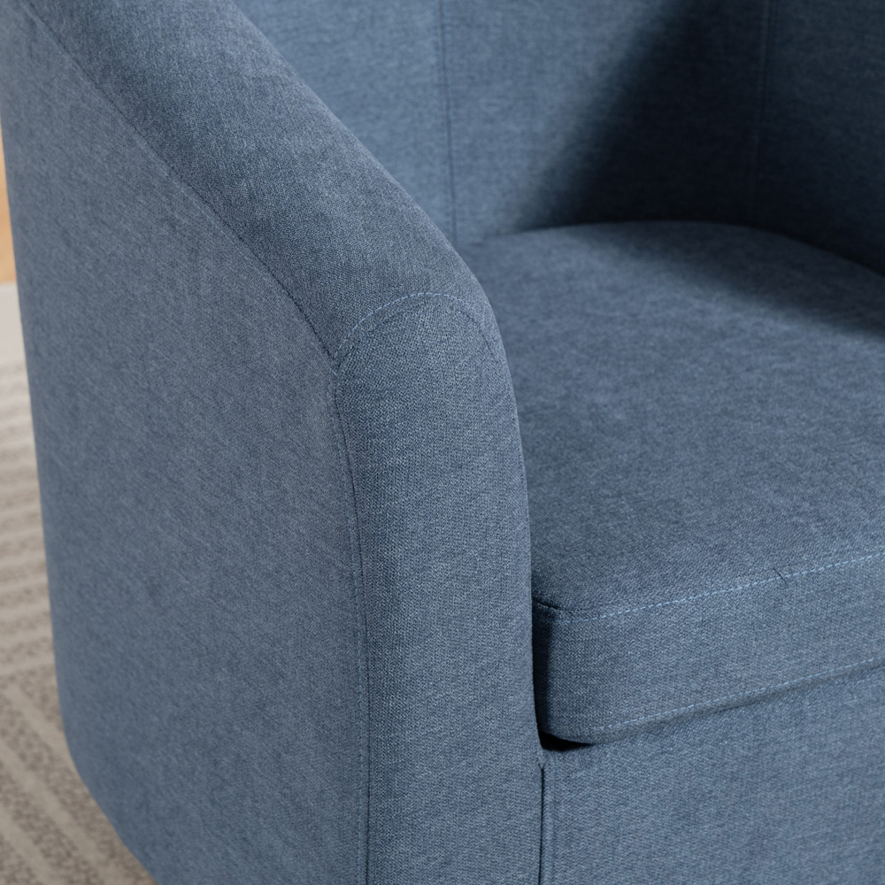Artemis Home Millie Light Denim Fabric Accent Chair Image 2