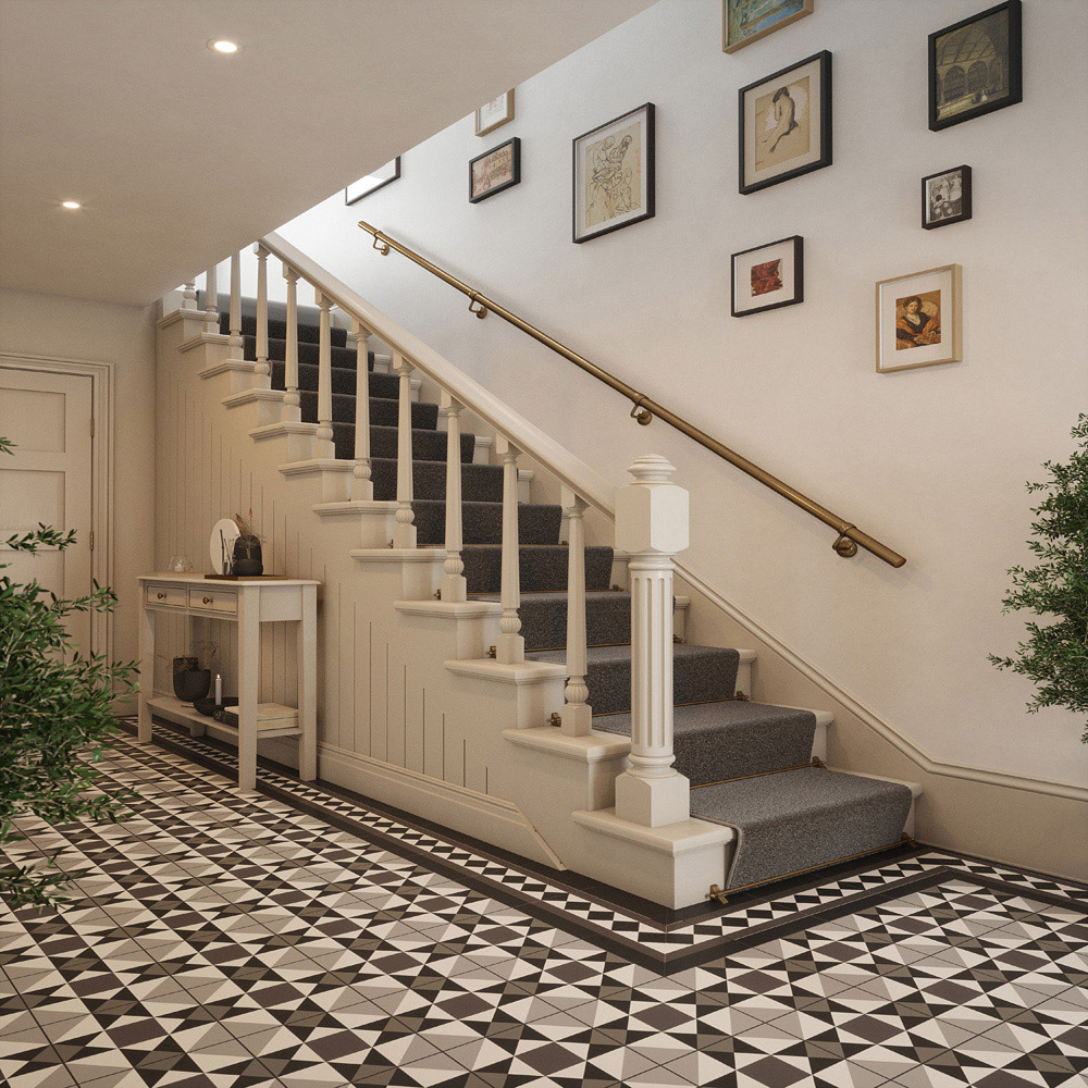 Forgeworks Antique Brass Stair Hand Rail Kit 3.6m Image 8