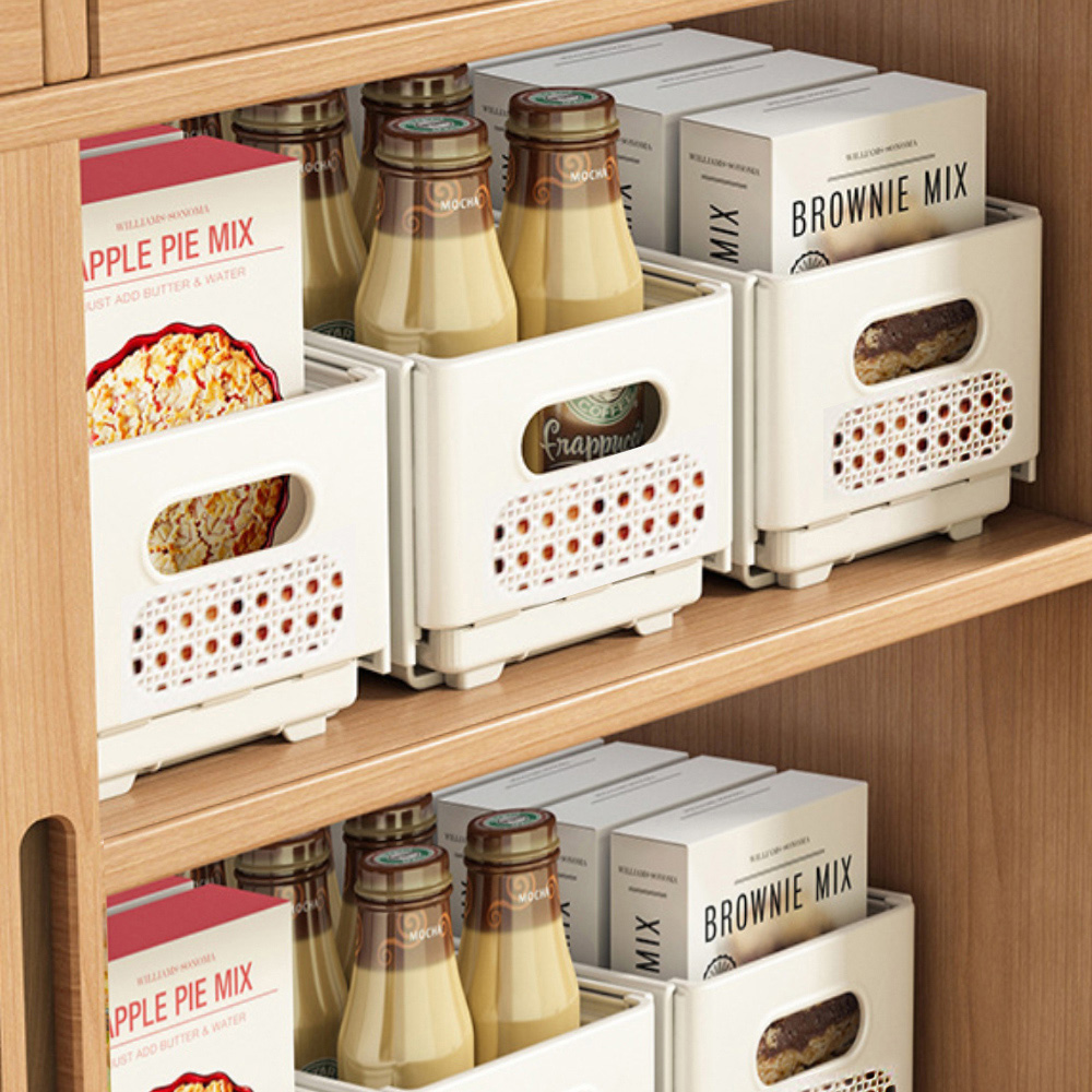 H&O Direct Small Plastic Expandable Storage Organiser Image 2