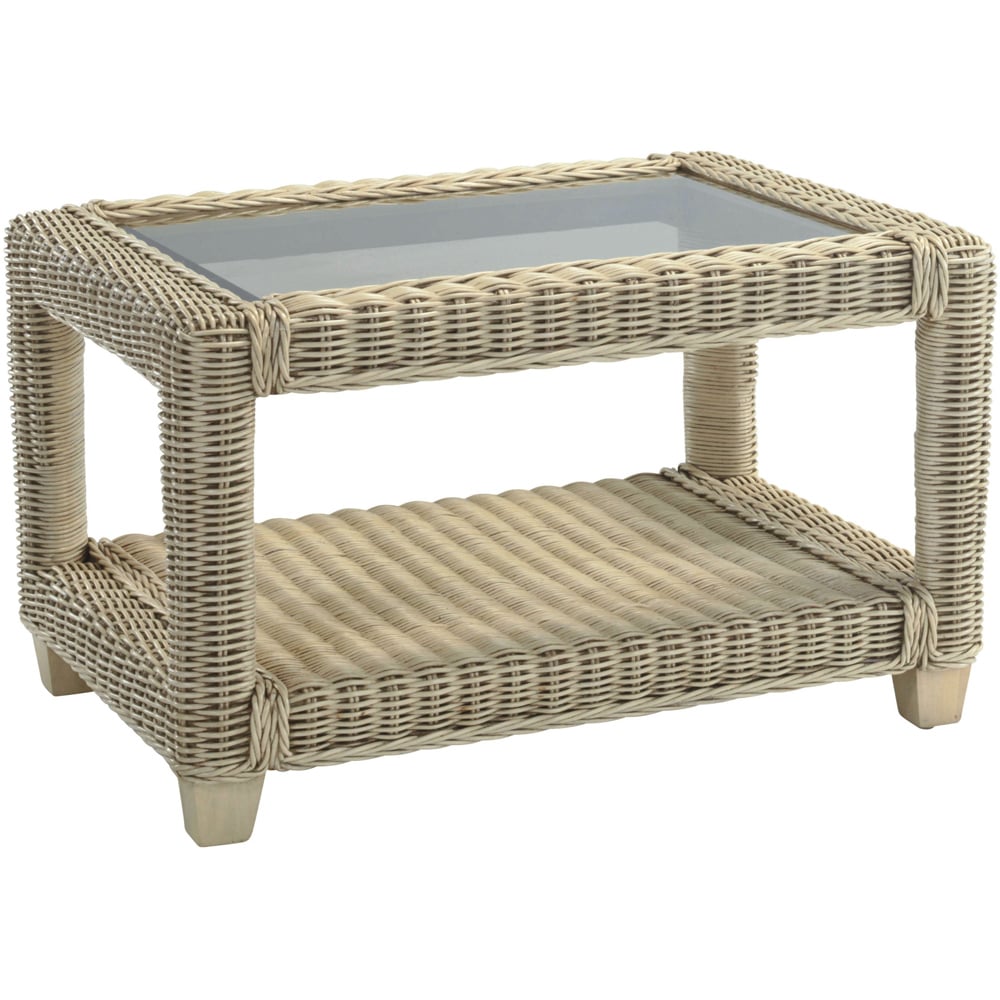 Desser Burford Natural Rattan Coffee Table Image 2