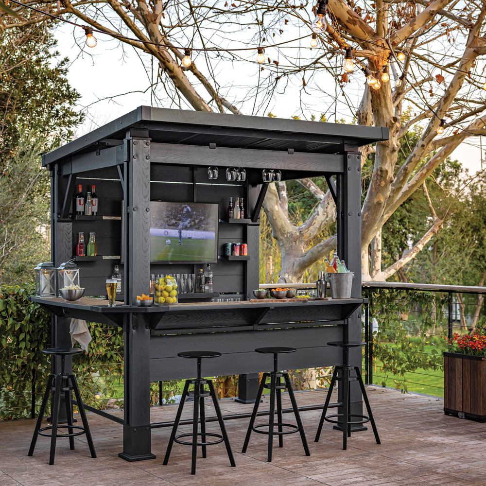 Keter Signature 2.3 x 2m Ashwood Bar Gazebo Image 7