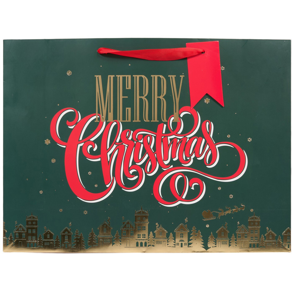 Extra Large Merry Christmas Gift Bag Image 2