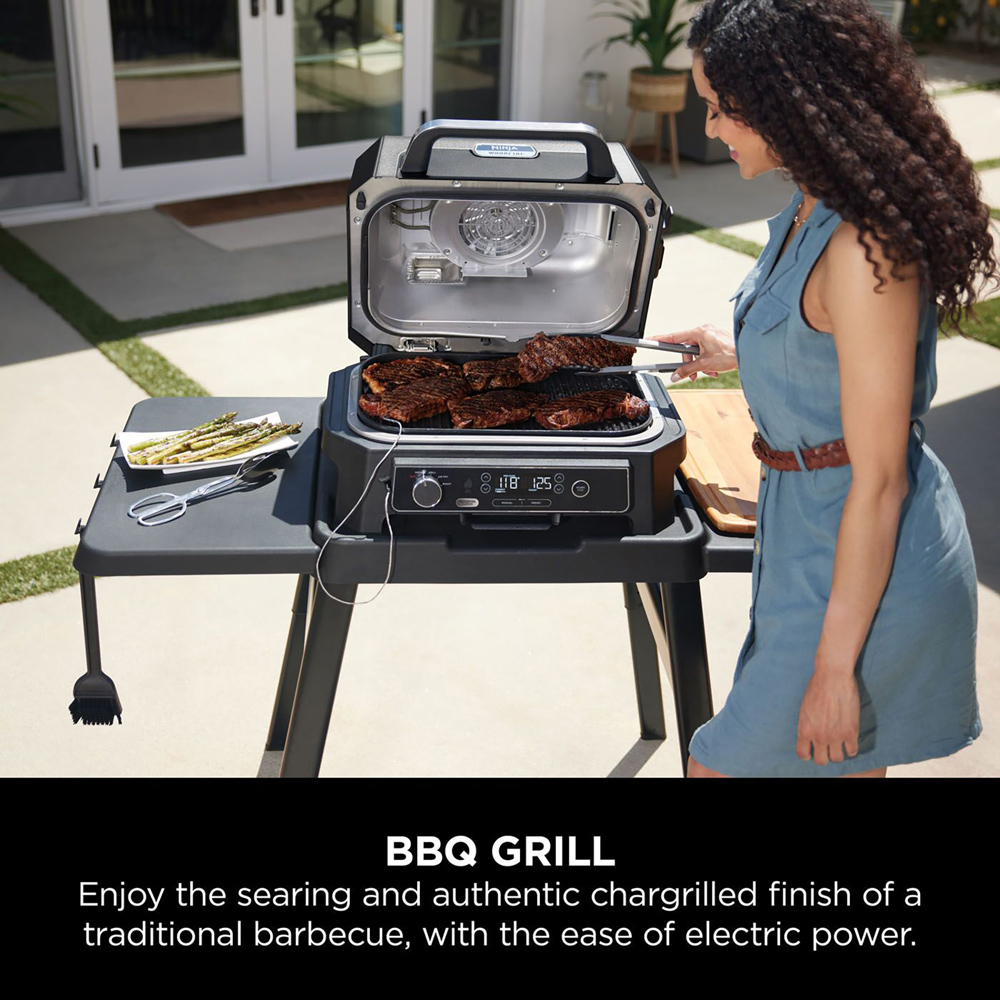 Ninja Woodfire Pro XL OG850UK 4 in 1 Outdoor Electric BBQ Grill and Smoker with Smart Cook System Image 6