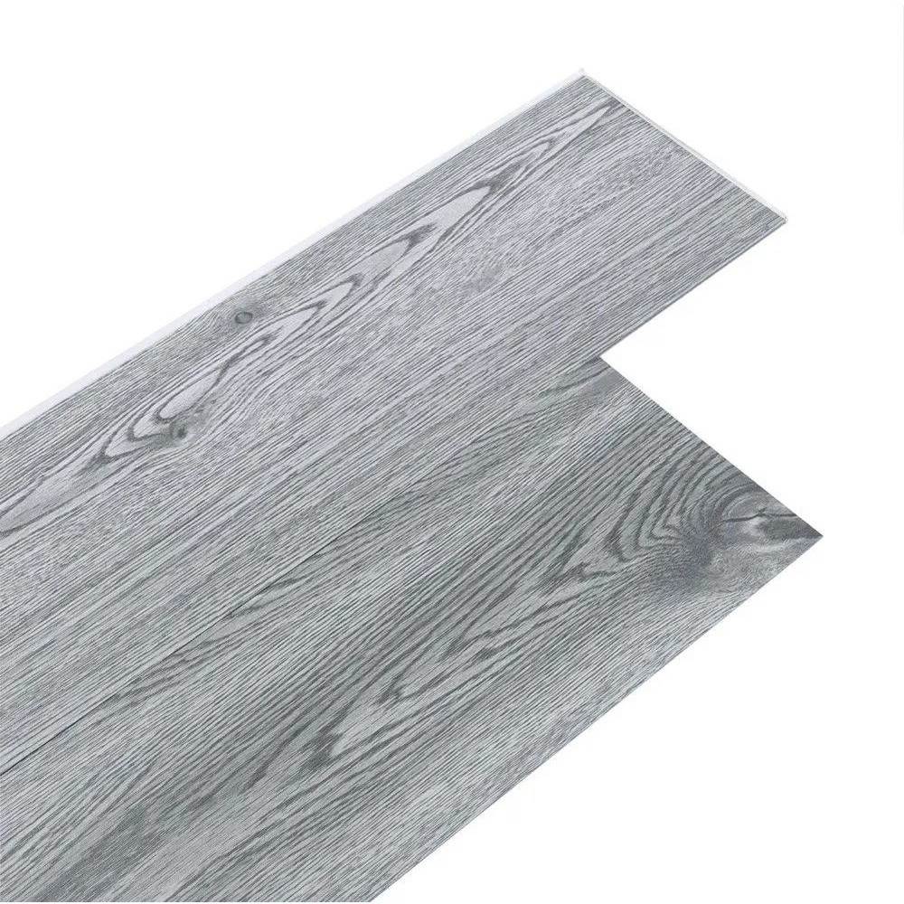 Living and Home Grey Rustic PVC Floor Tile 21 Pack Image 2