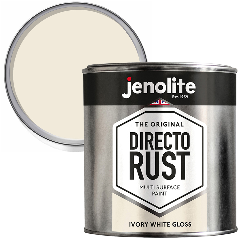 Jenolite Directorust Ivory White Gloss 1L Image 1