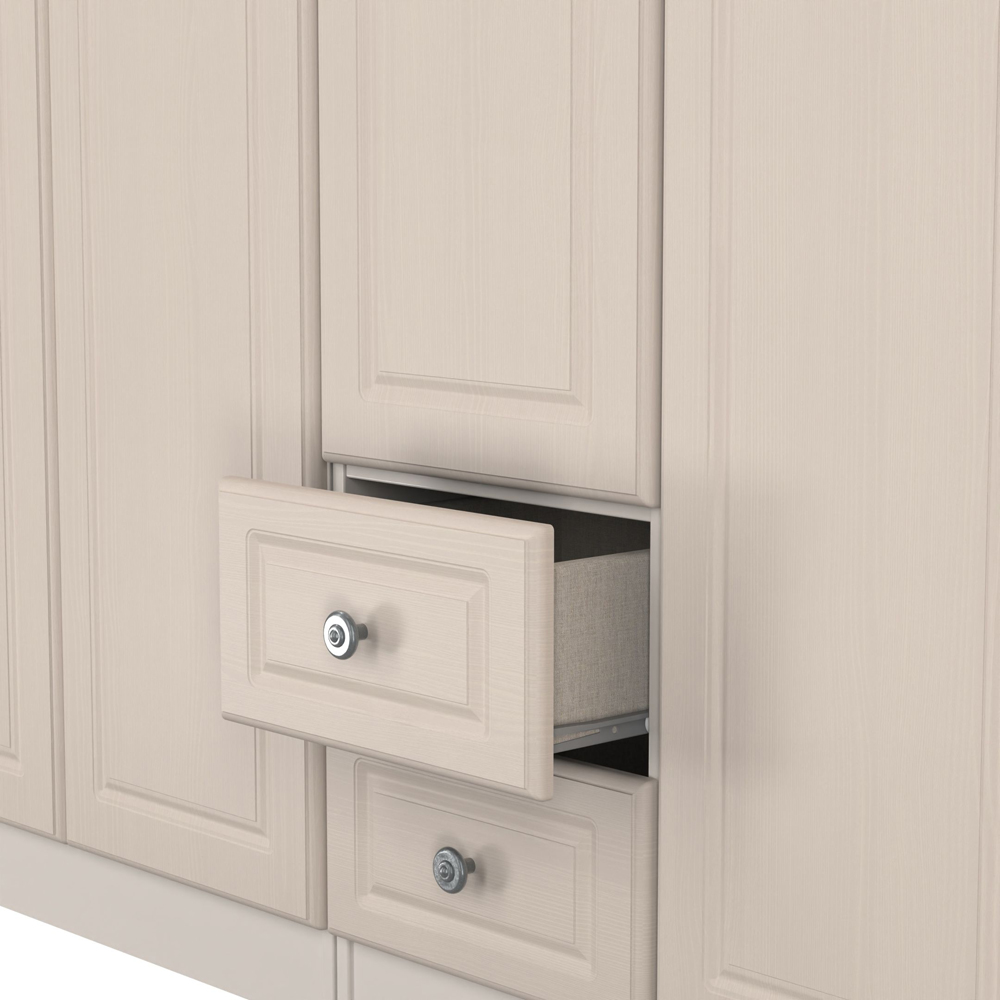 Crowndale Pembroke 5 Door 2 Drawer Kashmir Ash Wardrobe Ready Assembled Image 8