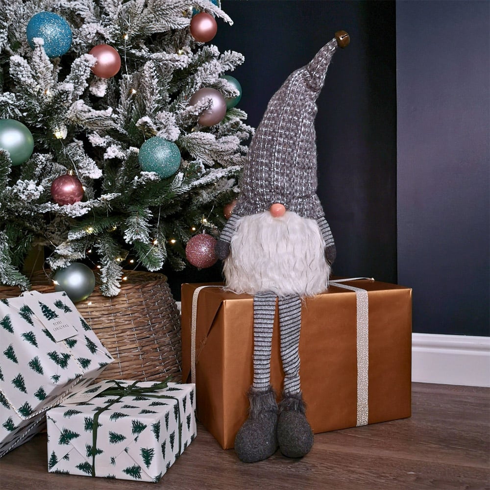 Samuel Alexander Dark Grey Gonk LED Christmas Decoration 79cm Image 5