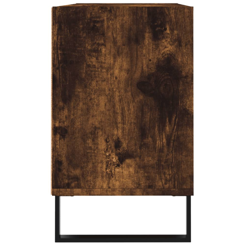 vidaXL 6 Shelf Smoked Oak TV Cabinet Image 5