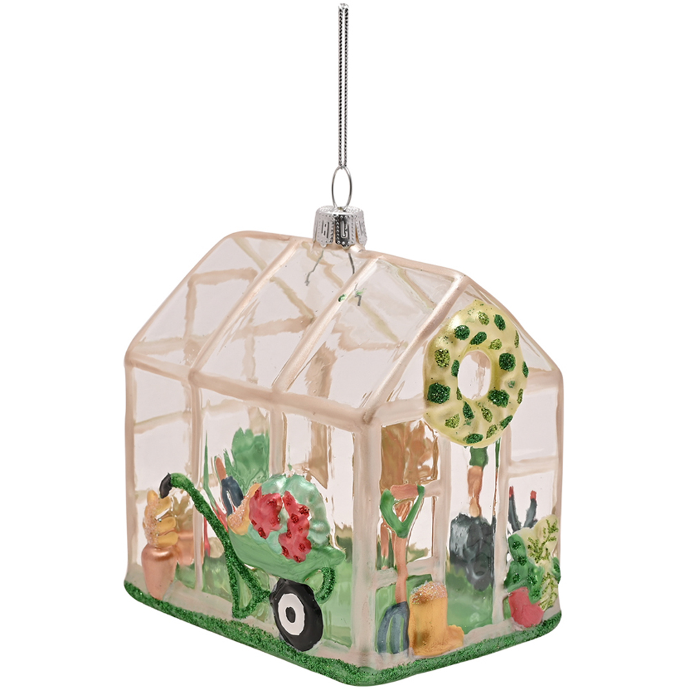 The Seasonal Gift Co Glass Gardening Tool Hanging Decoration 5 Piece Image 6