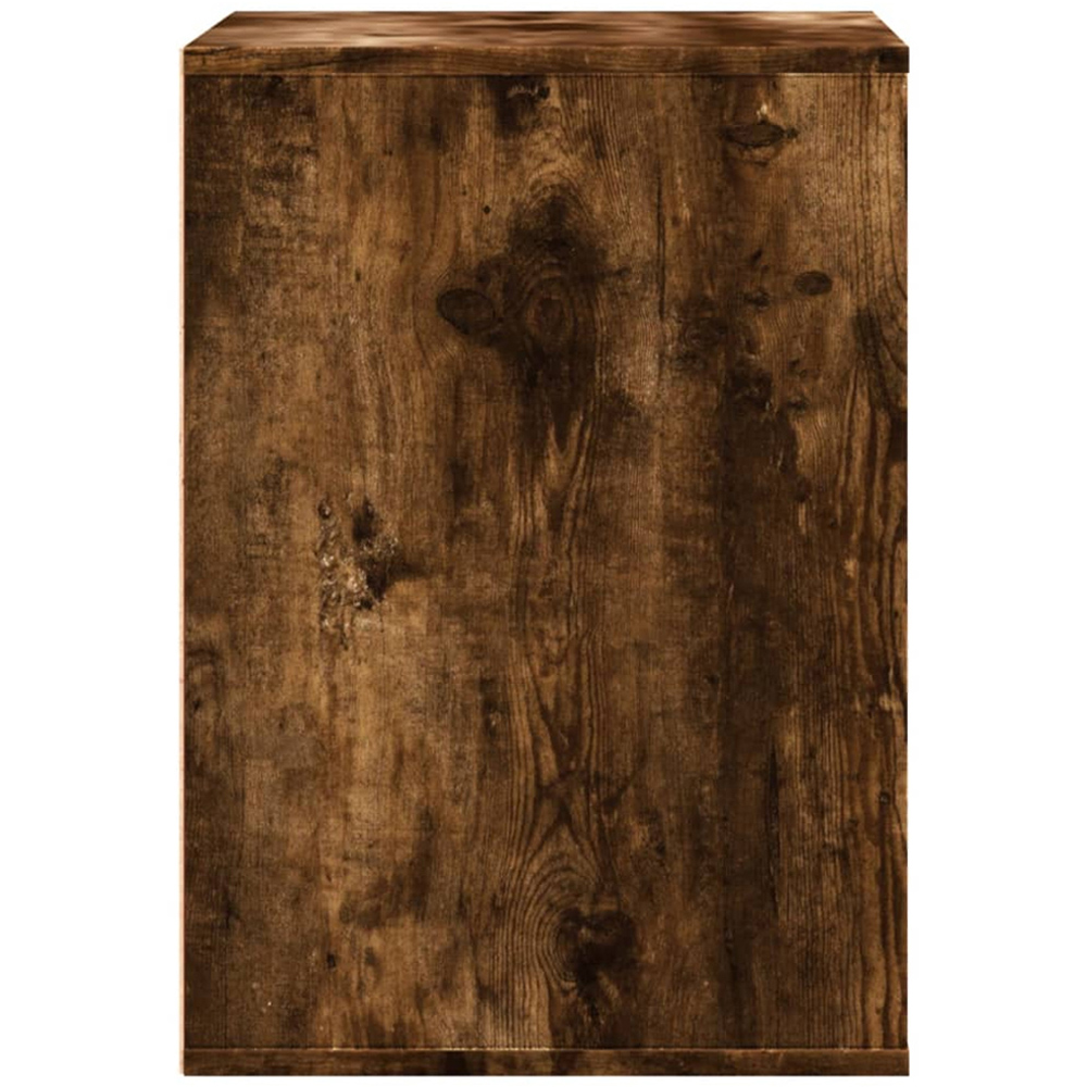 vidaXL 3 Drawer Smoked Oak Wooden Chest of Drawers Image 5