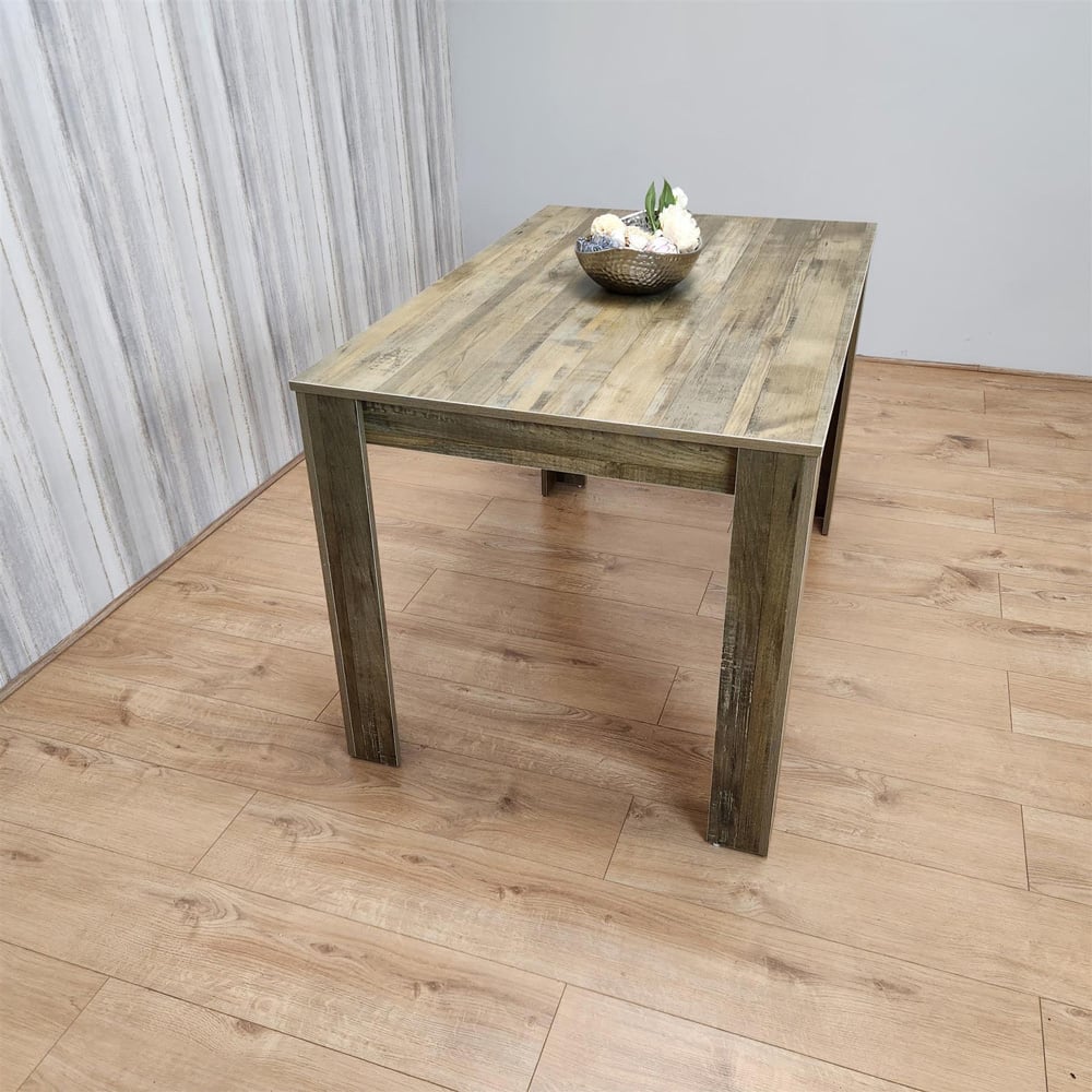 Kosy Koala 4 Seater Brown Wooden Dining Table Image 3