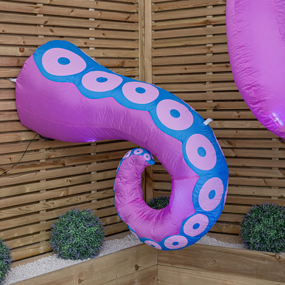 Samuel Alexander LED Large Inflatable Octopus Tentacles Halloween Decoration 6 Pack Image 6