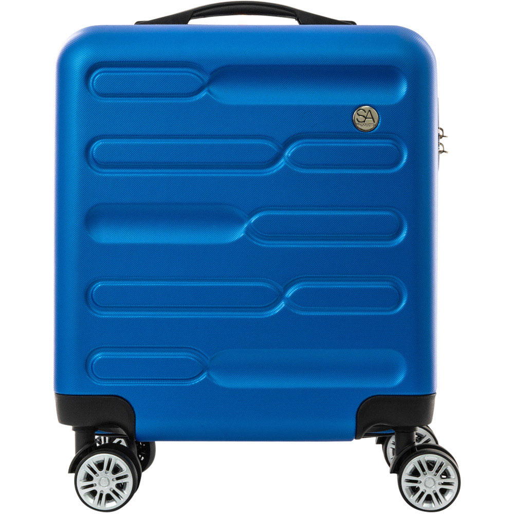 SA Products Blue Carry On Cabin Suitcase 45cm Image 3
